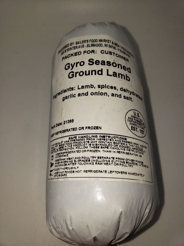 Gyro Seasoned Ground Lamb